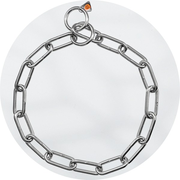 Herm Sprenger Stainless Steel 5.0mm x 4cm 1.5 Fur Saver Long Link Dog Collar 51763 55